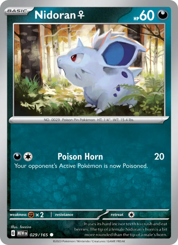Nidoran♀ — 151 029/165
