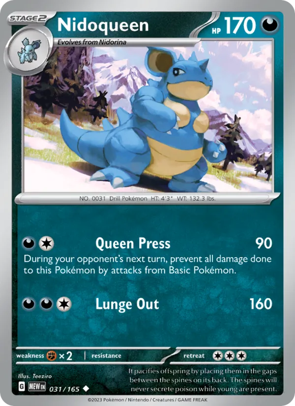 Nidoqueen — 151 031/165