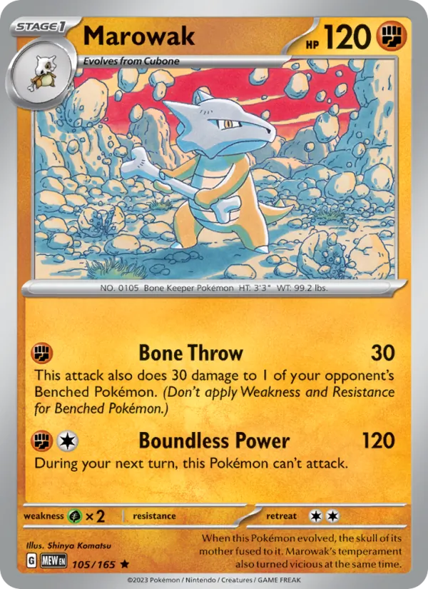Marowak — 151 105/165