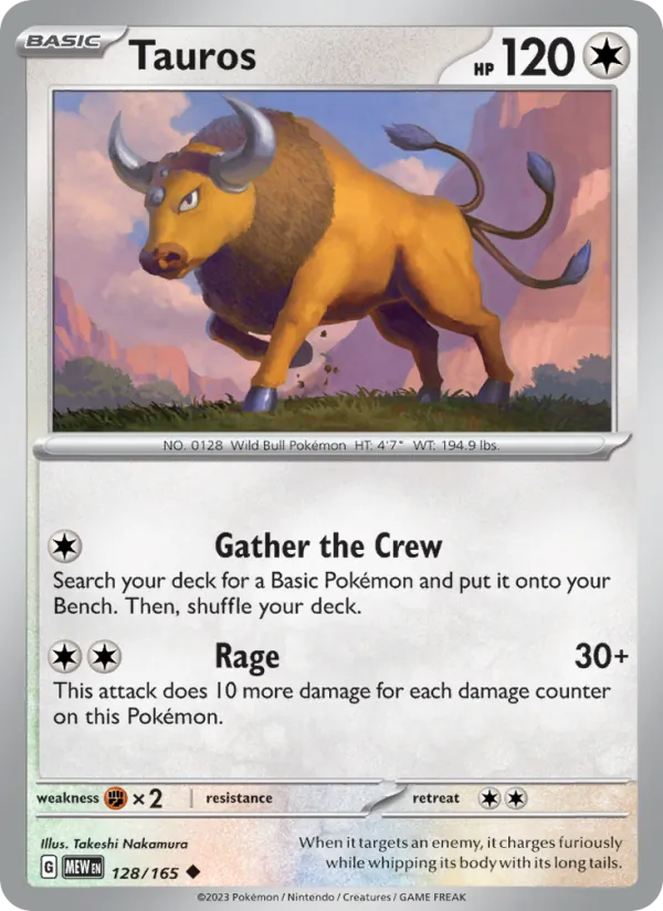 Tauros — 151 128/165