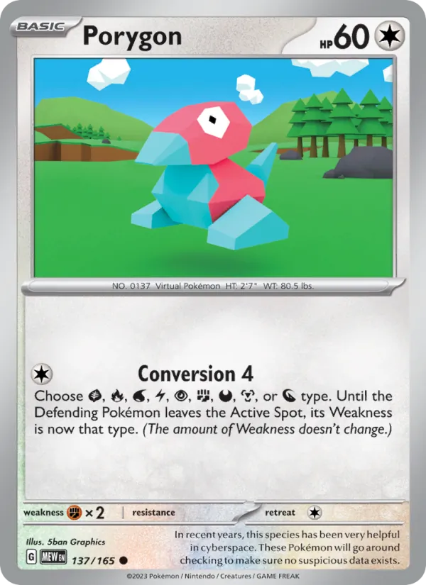 Porygon — 151 137/165