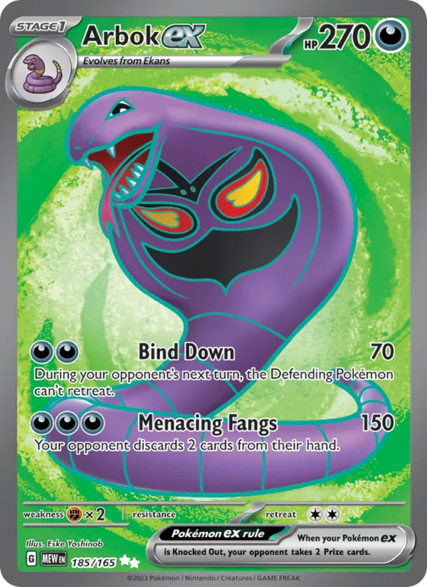 Arbok-ex — 151 185/165
