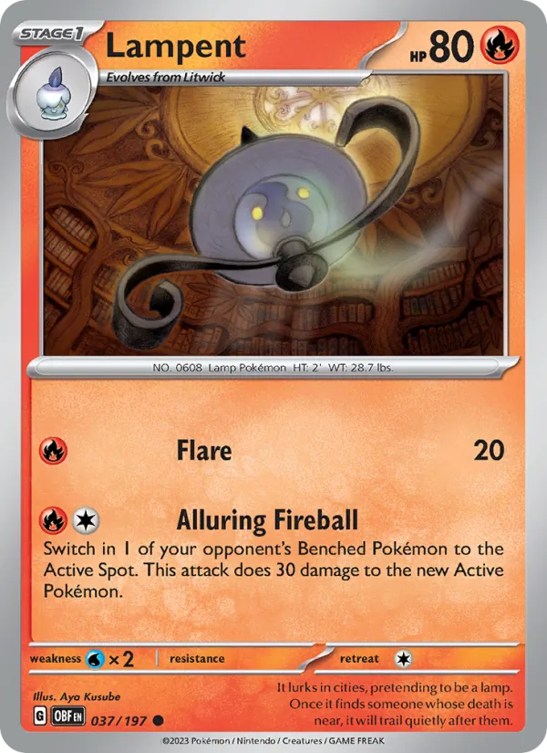 Lampent — Obsidian Flames 037/197