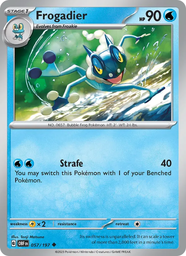 Frogadier — Obsidian Flames 057/197