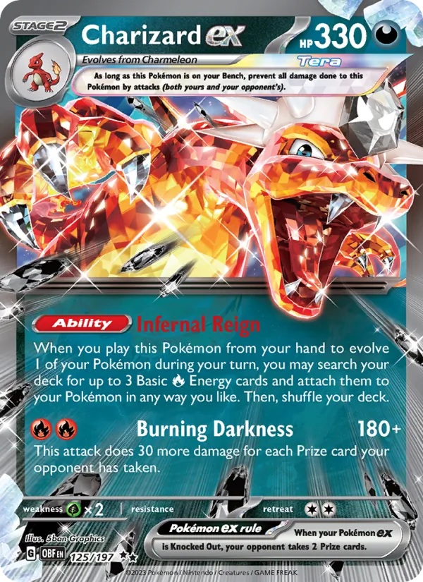Charizard ex — Obsidian Flames 125/197