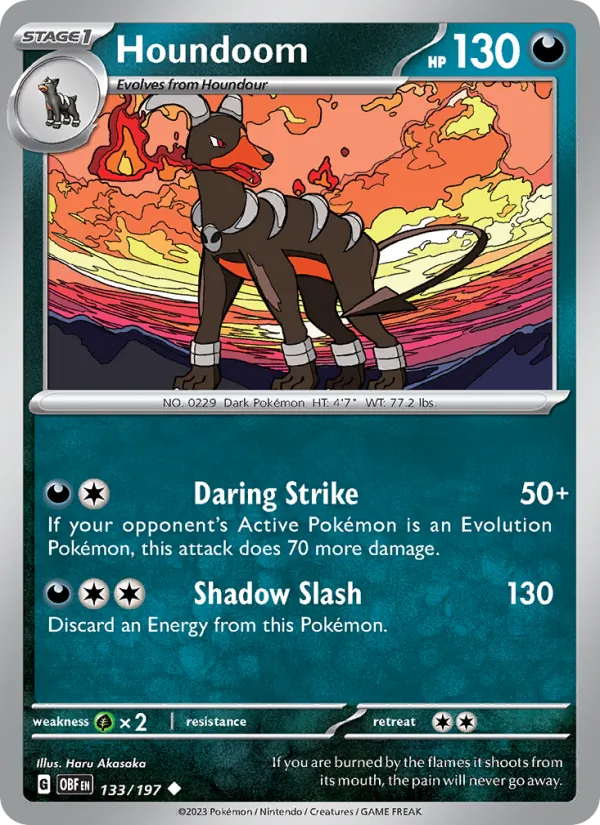 Houndoom — Obsidian Flames 133/197