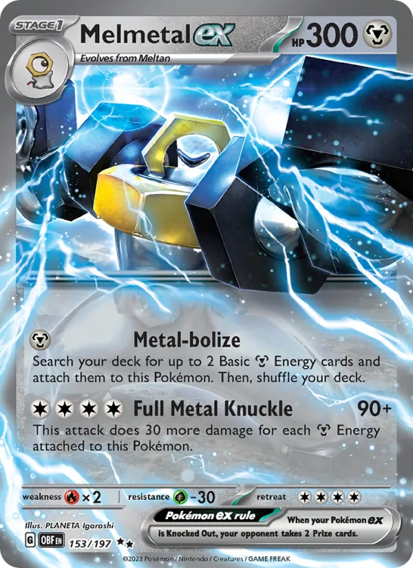 Melmetal-ex — Flammes Obsidiennes 153/197