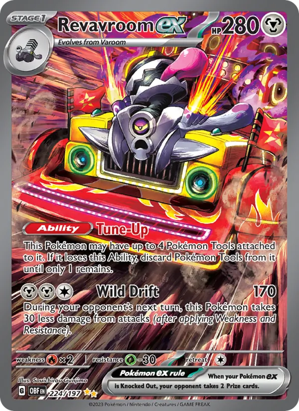 Vrombotor-ex — Flammes Obsidiennes 224/197
