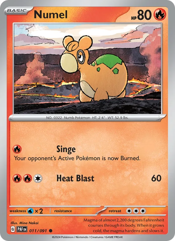 Numel — Paldean Fates 011/91