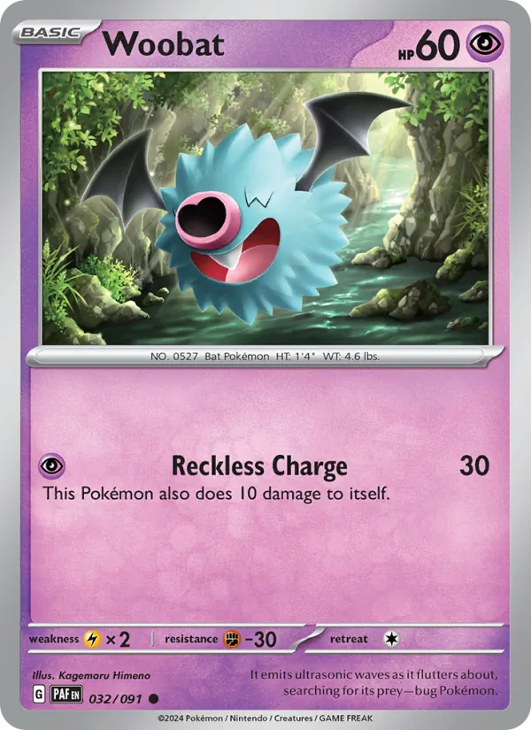 Woobat — Paldean Fates 032/91