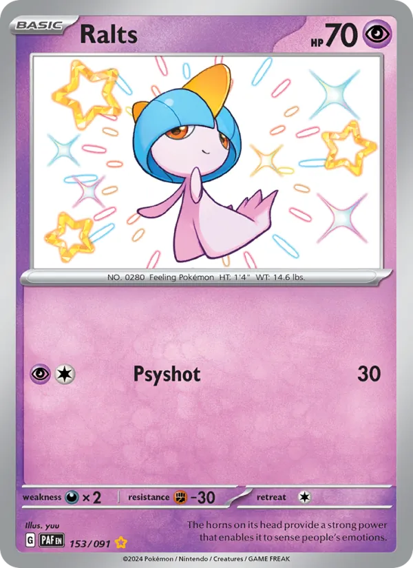Ralts — Paldean Fates 153/91