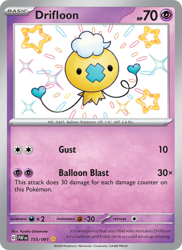 Drifloon — Paldean Fates 155/91
