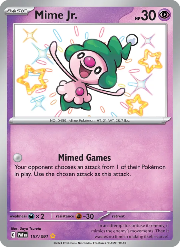 Mime Jr. — Destinées de Paldea 157/91