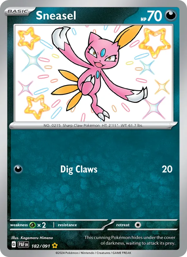 Sneasel — Paldean Fates 182/91