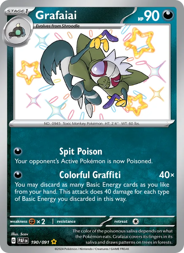 Grafaiai — Paldean Fates 190/91