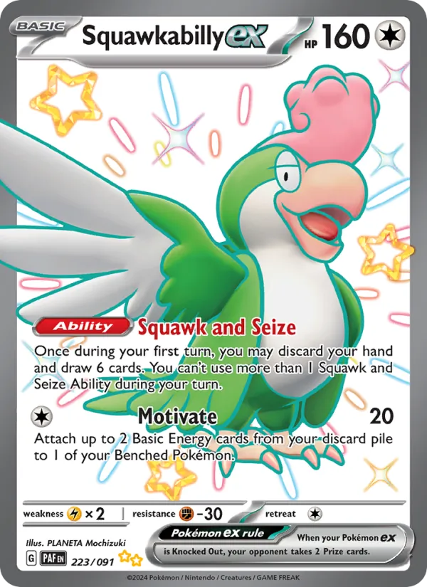 Squawkabilly ex — Paldean Fates 223/91