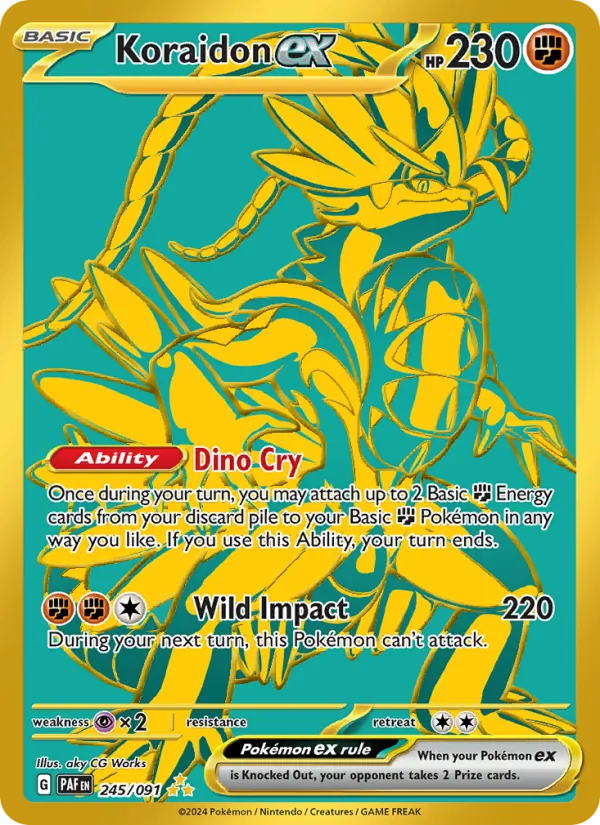 Koraidon-ex — Destinées de Paldea 245/91