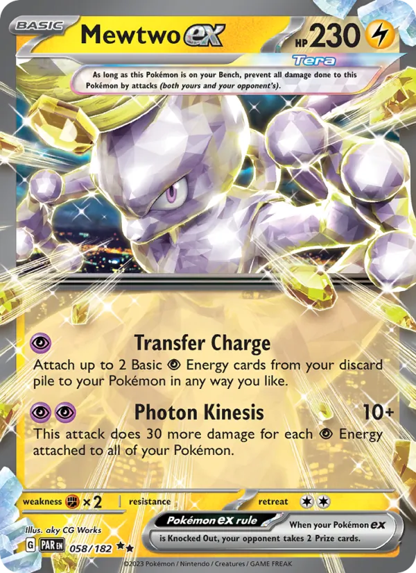 Mewtwo ex — Paradox Rift 058/182