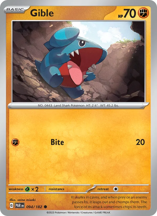 Gible — Paradox Rift 094/182