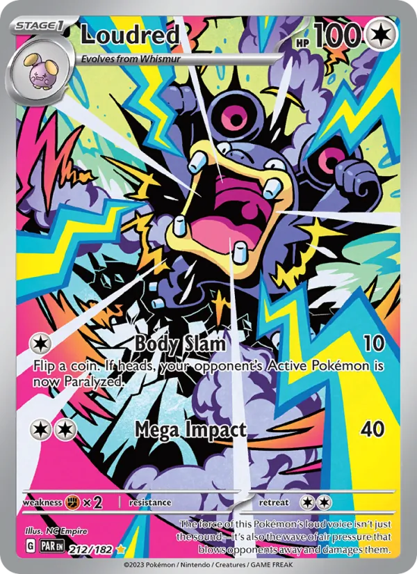 Loudred — Paradox Rift 212/182