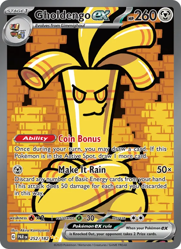 Gholdengo ex — Paradox Rift 252/182