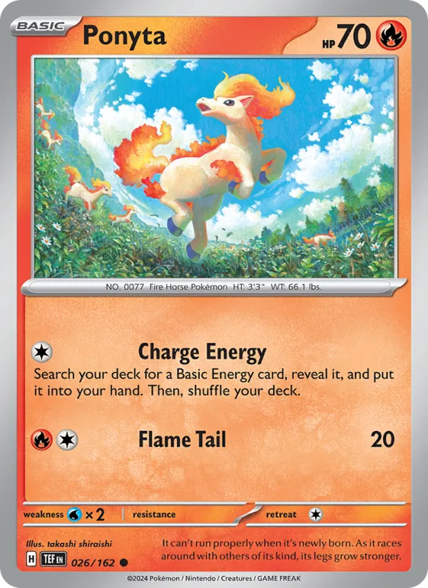 Ponyta — Temporal Forces 026/162