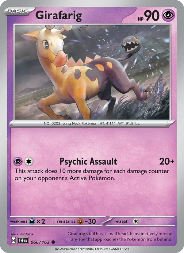 Girafarig — Temporal Forces 066/162