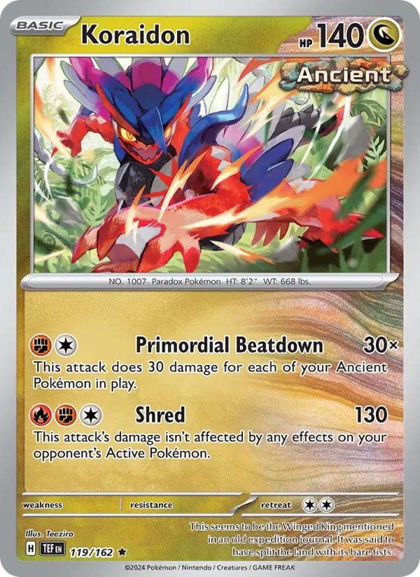 Koraidon — Temporal Forces 119/162