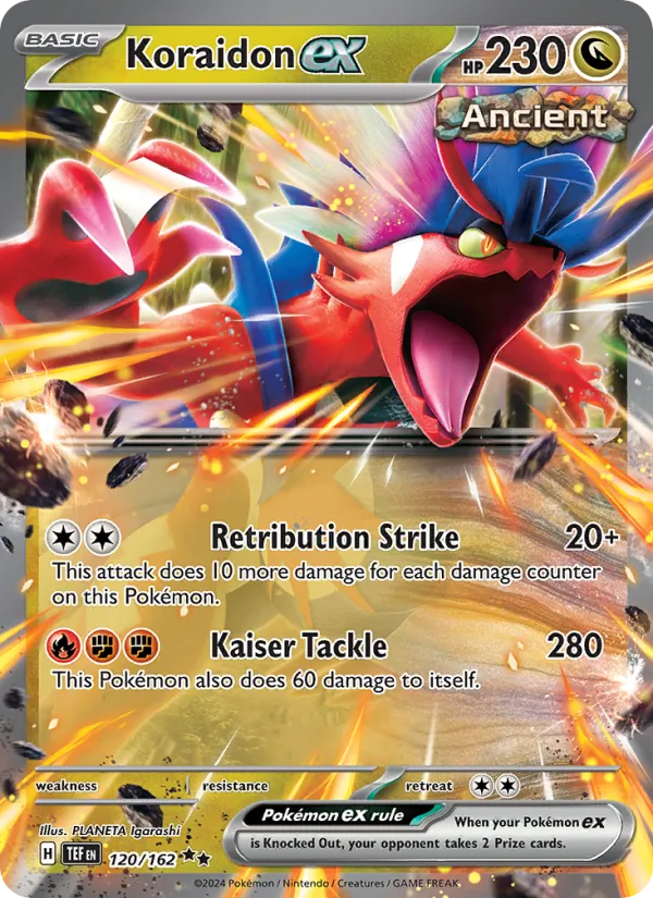 Koraidon-ex — Forces Temporelles 120/162