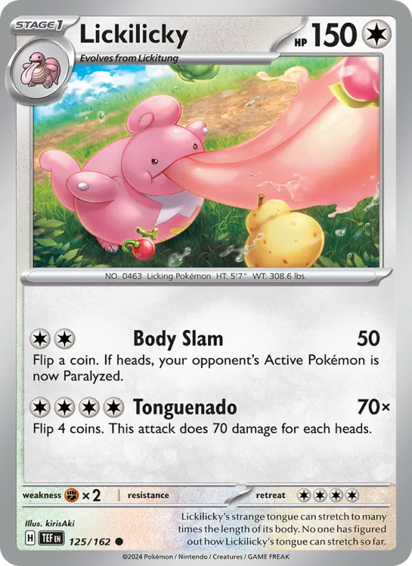 Lickilicky — Temporal Forces 125/162