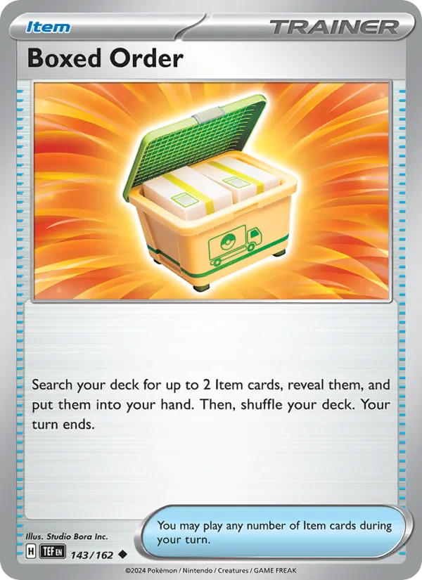 Boxed Order — Temporal Forces 143/162