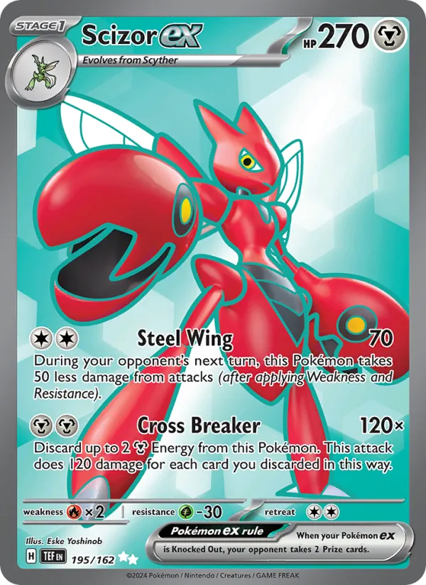 Scizor ex — Temporal Forces 195/162