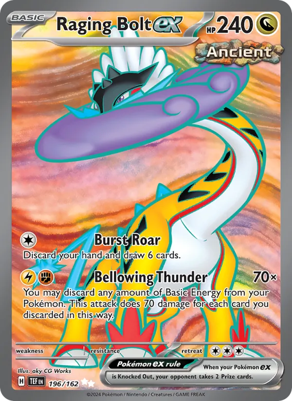 Raging Bolt ex — Temporal Forces 196/162