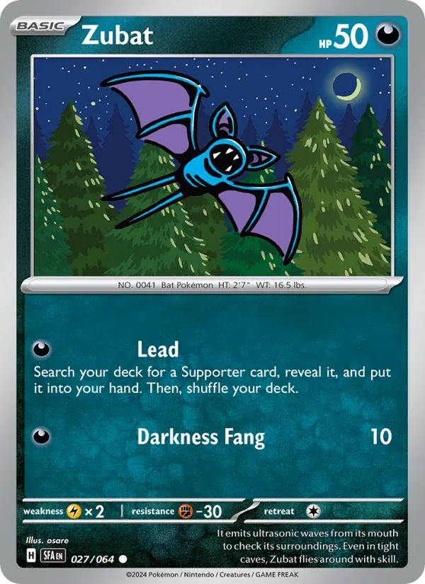 Zubat — Shrouded Fable 027/64