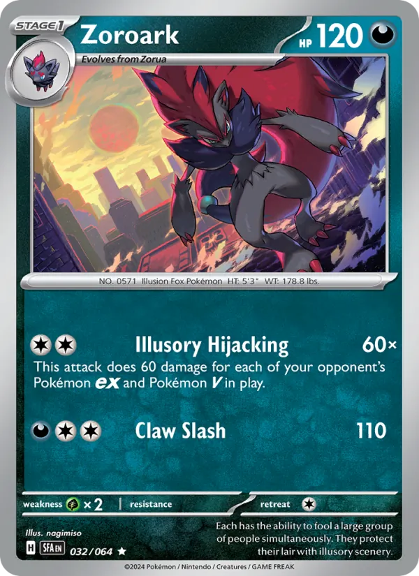 Zoroark — Shrouded Fable 032/64