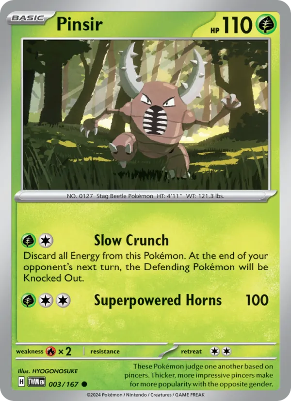 Pinsir — Twilight Masquerade 003/167