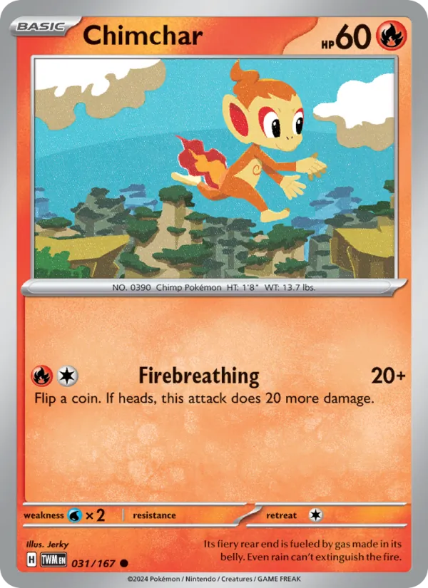 Chimchar — Twilight Masquerade 031/167