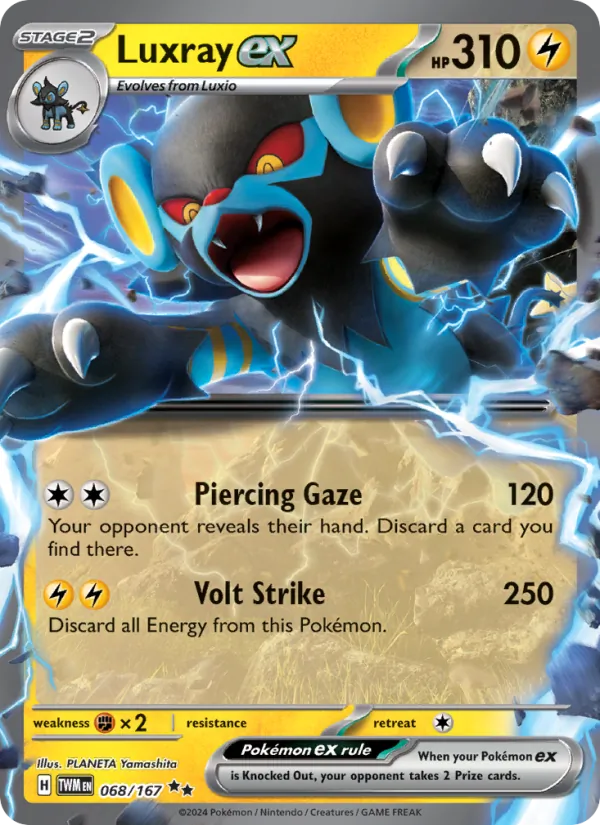 Luxray ex — Twilight Masquerade 068/167