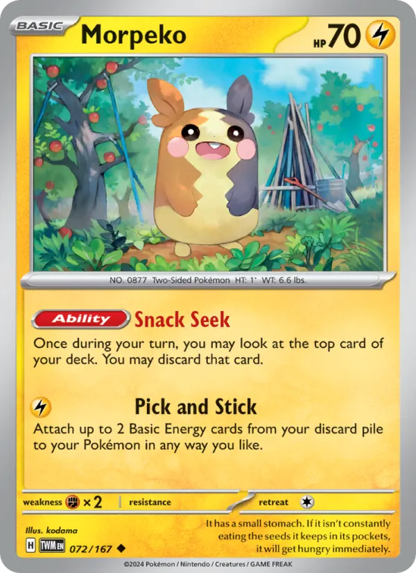 Morpeko — Twilight Masquerade 072/167