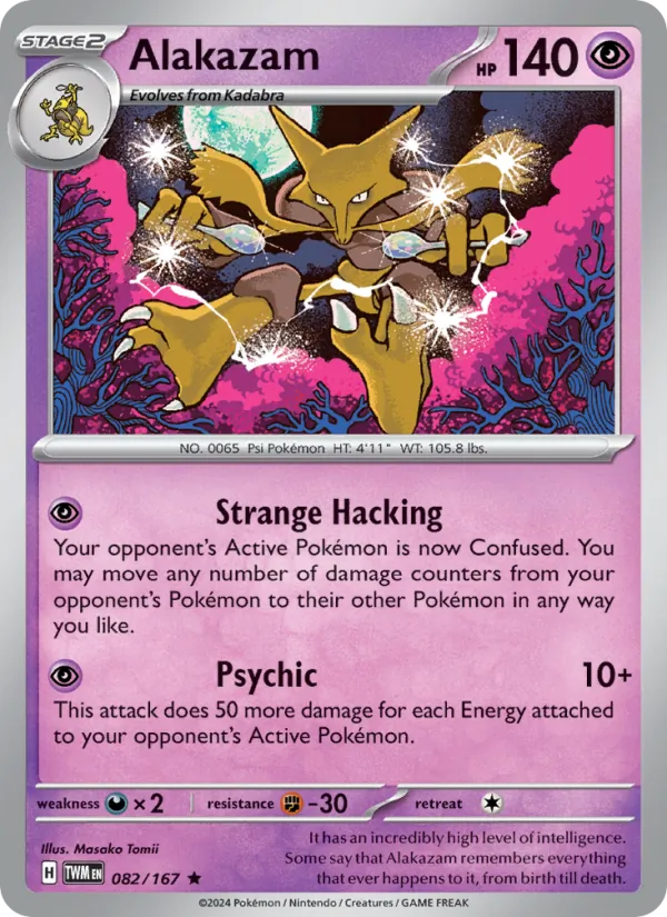 Alakazam — Mascarade Crépusculaire 082/167