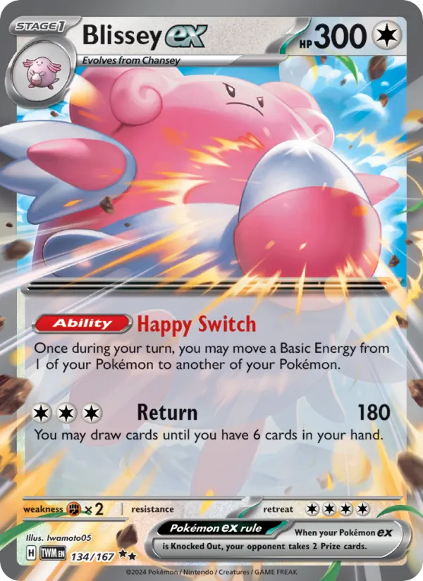 Blissey ex — Twilight Masquerade 134/167