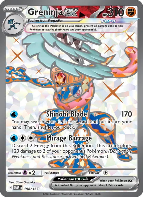 Greninja ex — Twilight Masquerade 198/167
