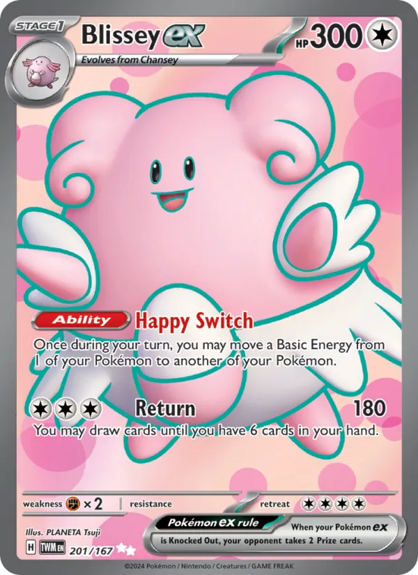 Blissey ex — Twilight Masquerade 201/167