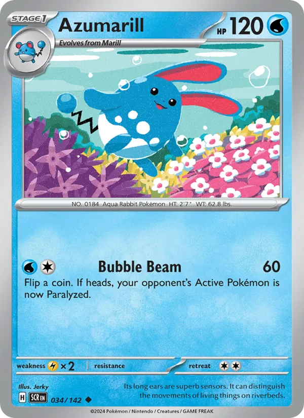 Azumarill — Stellar Crown 034/142