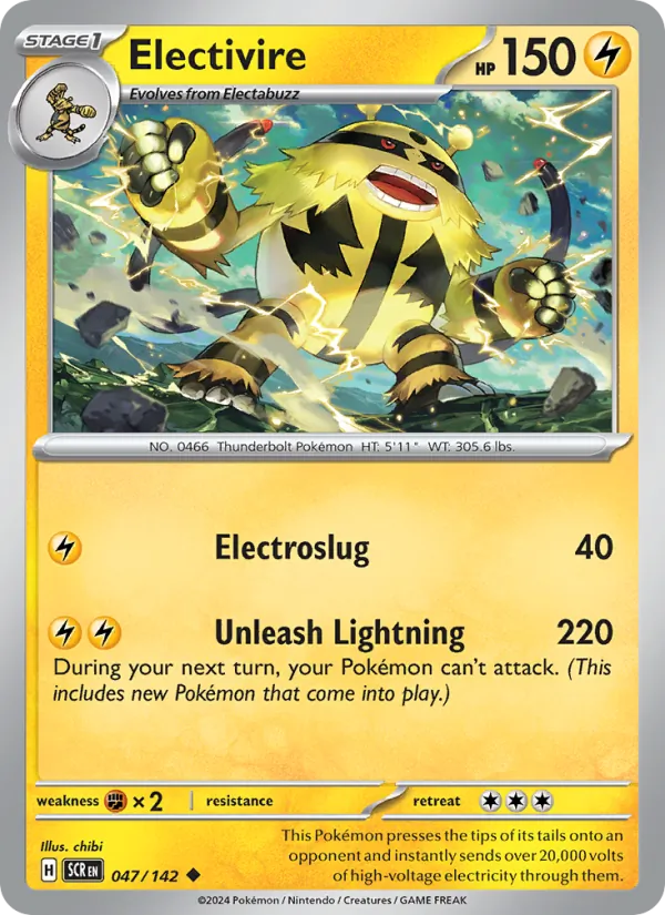 Electivire — Stellar Crown 047/142