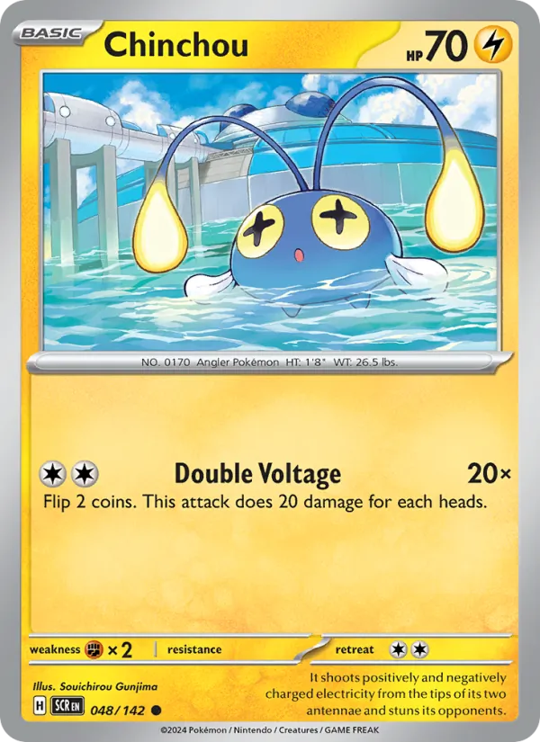 Chinchou — Stellar Crown 048/142