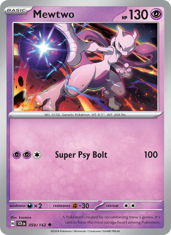 Mewtwo — Stellar Crown 059/142
