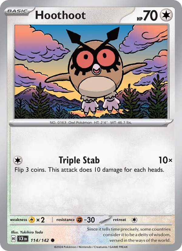 Hoothoot — Stellar Crown 114/142