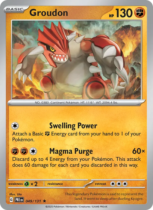 Groudon — Prismatic Evolutions 049/131