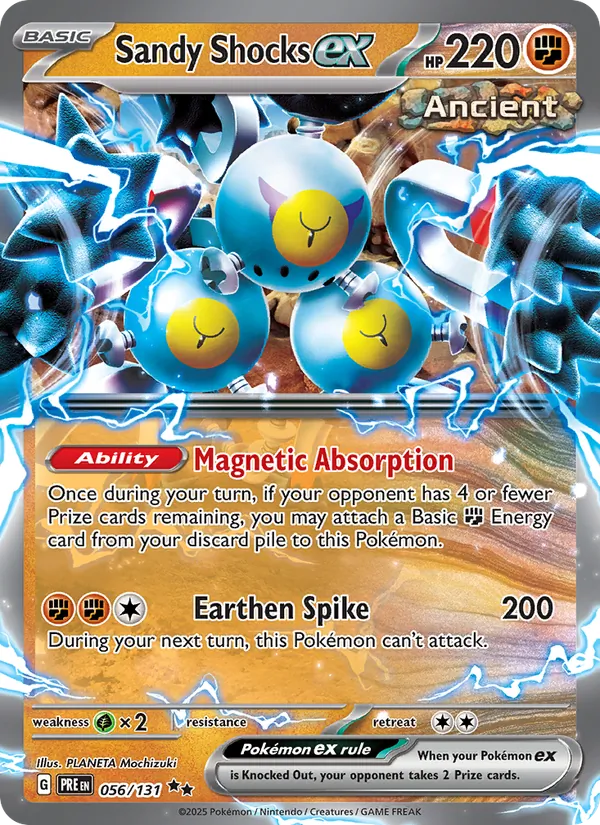 Sandy Shocks ex — Prismatic Evolutions 056/131